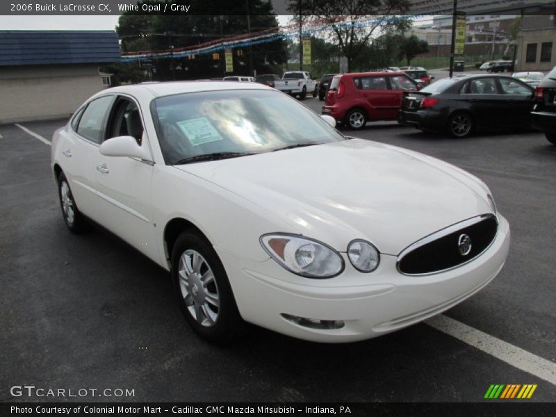 White Opal / Gray 2006 Buick LaCrosse CX