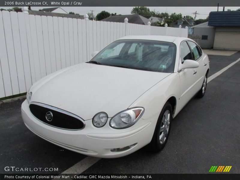 White Opal / Gray 2006 Buick LaCrosse CX