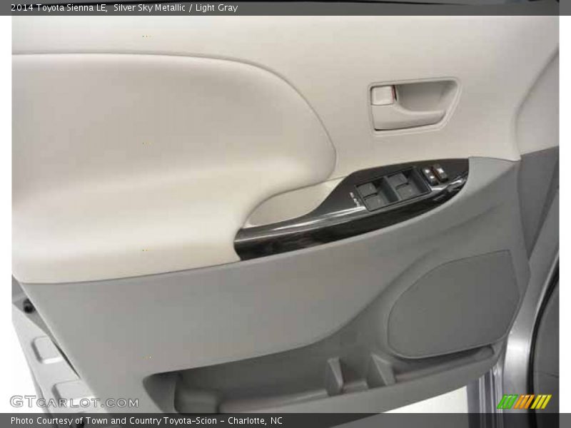 Silver Sky Metallic / Light Gray 2014 Toyota Sienna LE