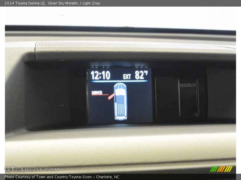 Silver Sky Metallic / Light Gray 2014 Toyota Sienna LE
