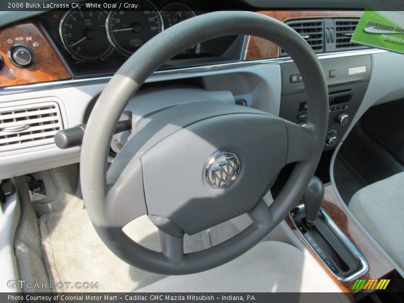 White Opal / Gray 2006 Buick LaCrosse CX