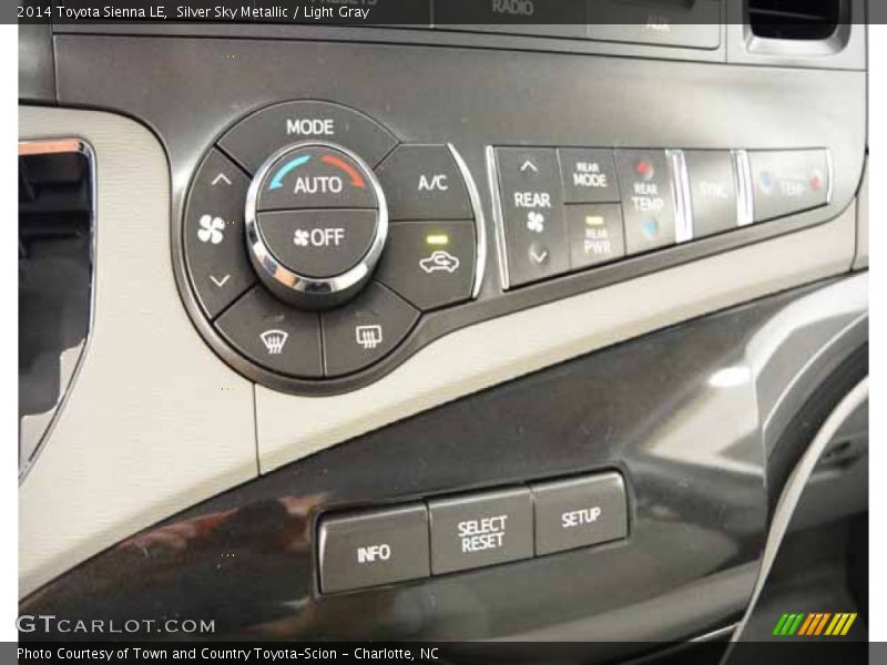 Silver Sky Metallic / Light Gray 2014 Toyota Sienna LE