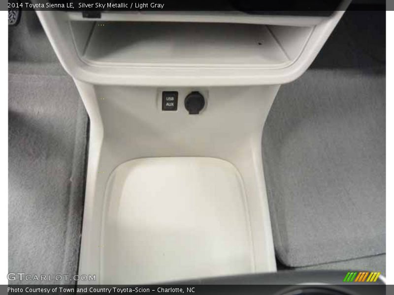 Silver Sky Metallic / Light Gray 2014 Toyota Sienna LE