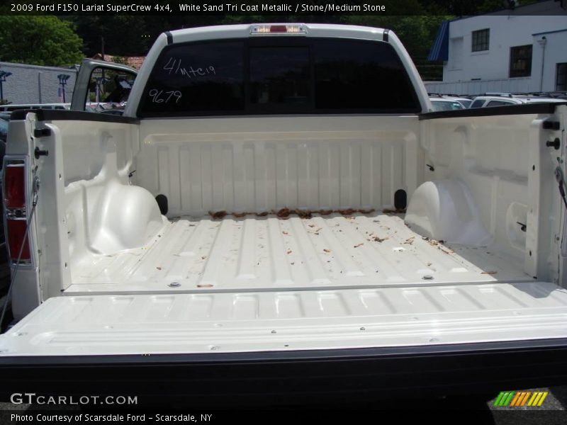 White Sand Tri Coat Metallic / Stone/Medium Stone 2009 Ford F150 Lariat SuperCrew 4x4