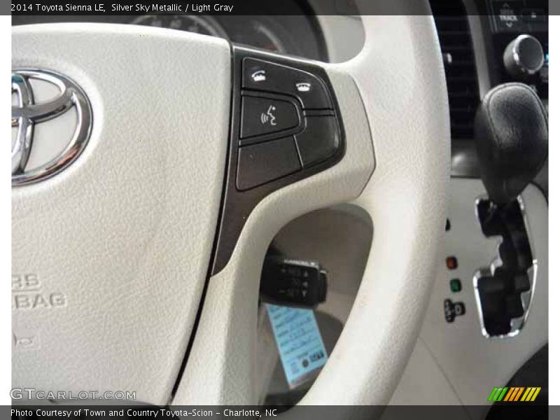Silver Sky Metallic / Light Gray 2014 Toyota Sienna LE
