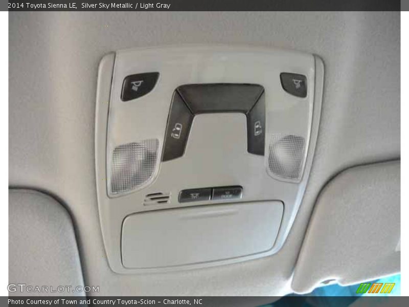 Silver Sky Metallic / Light Gray 2014 Toyota Sienna LE
