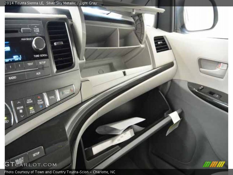 Silver Sky Metallic / Light Gray 2014 Toyota Sienna LE