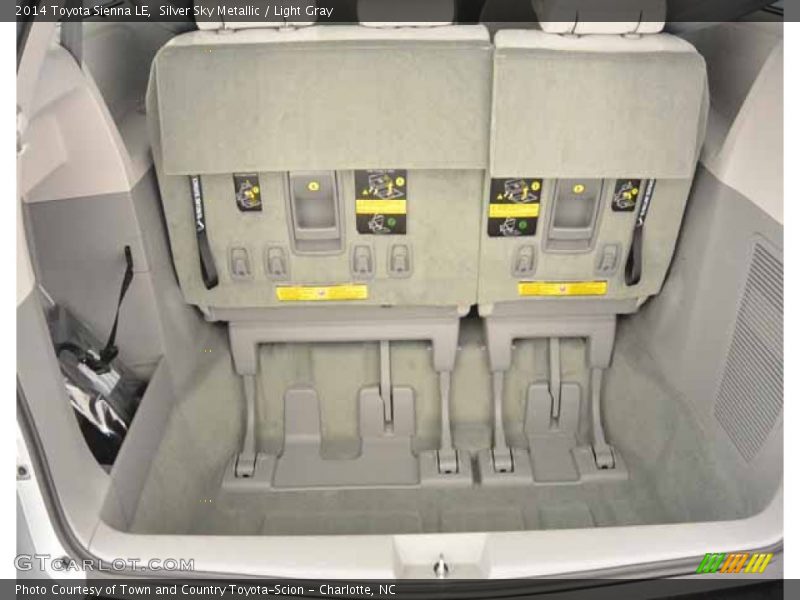 Silver Sky Metallic / Light Gray 2014 Toyota Sienna LE