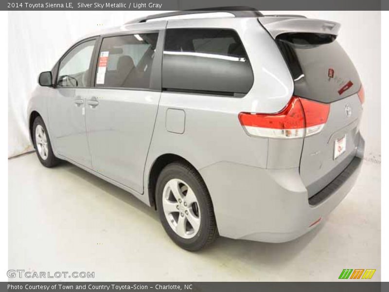 Silver Sky Metallic / Light Gray 2014 Toyota Sienna LE