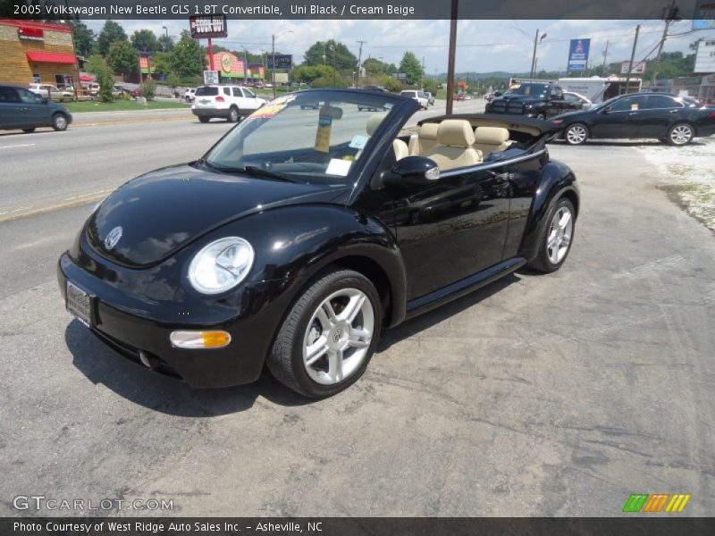 Uni Black / Cream Beige 2005 Volkswagen New Beetle GLS 1.8T Convertible