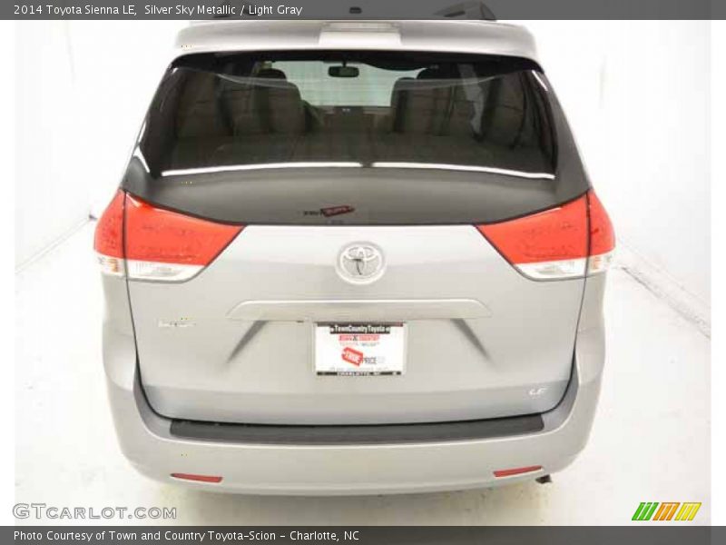 Silver Sky Metallic / Light Gray 2014 Toyota Sienna LE