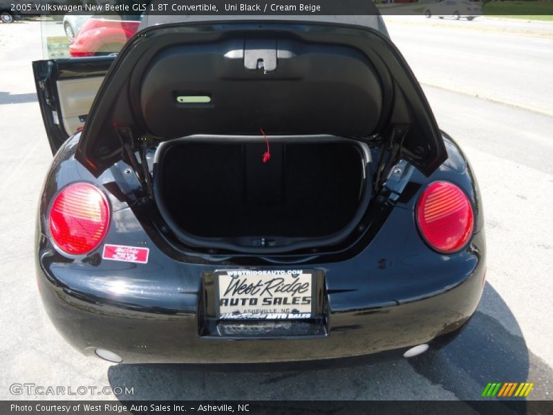 Uni Black / Cream Beige 2005 Volkswagen New Beetle GLS 1.8T Convertible