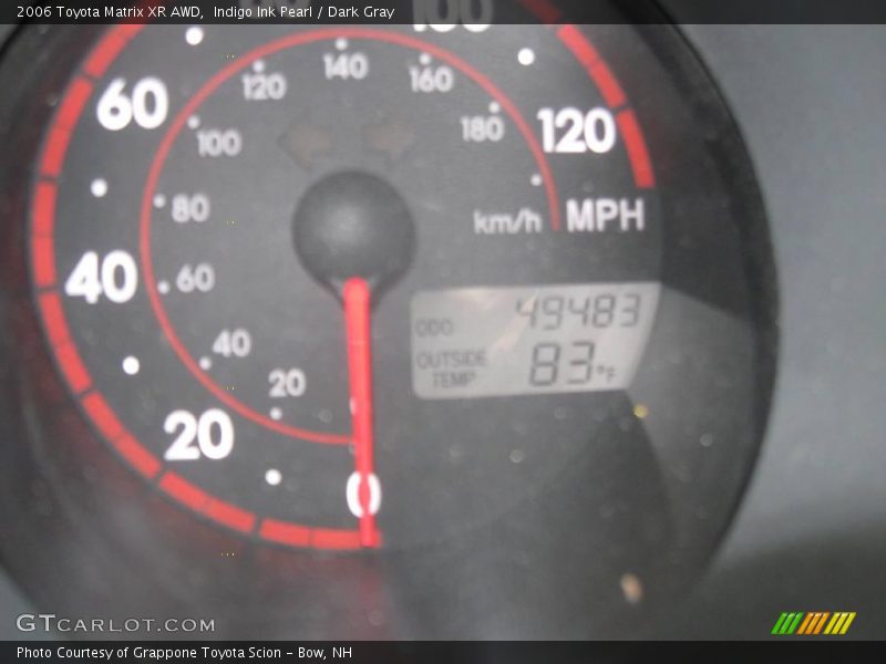 Indigo Ink Pearl / Dark Gray 2006 Toyota Matrix XR AWD