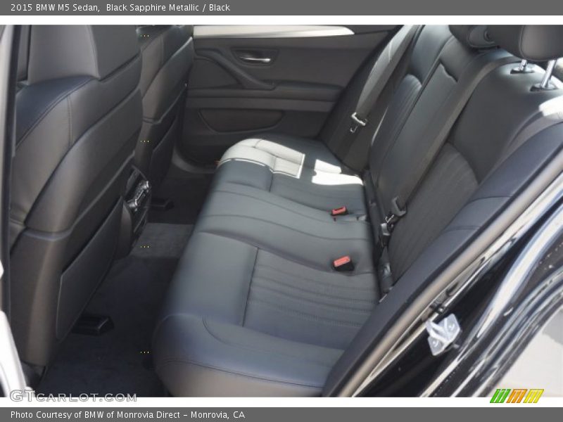 Rear Seat of 2015 M5 Sedan