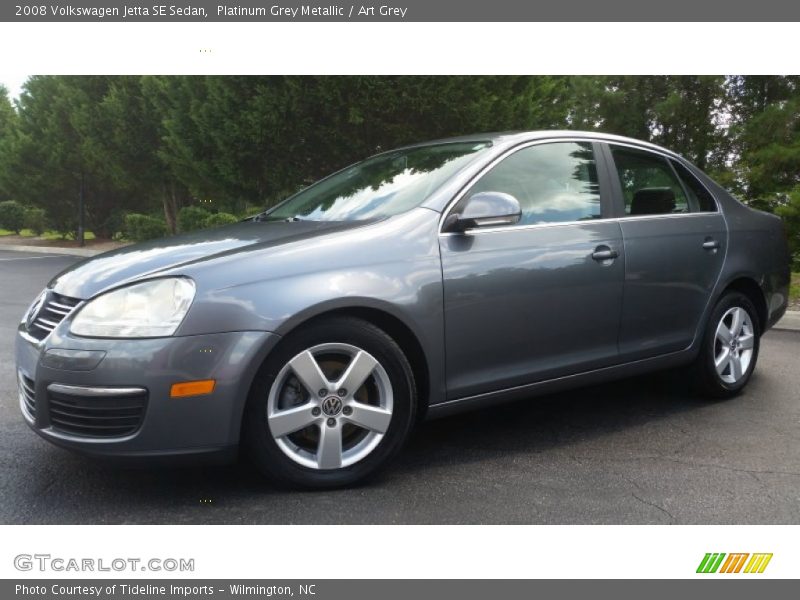 Platinum Grey Metallic / Art Grey 2008 Volkswagen Jetta SE Sedan