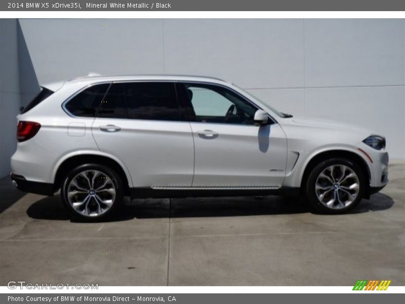 Mineral White Metallic / Black 2014 BMW X5 xDrive35i