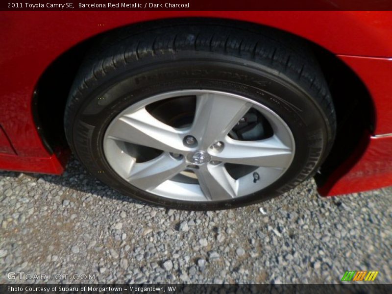 Barcelona Red Metallic / Dark Charcoal 2011 Toyota Camry SE