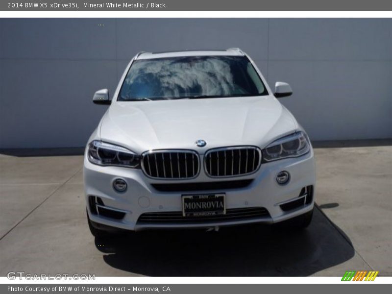 Mineral White Metallic / Black 2014 BMW X5 xDrive35i