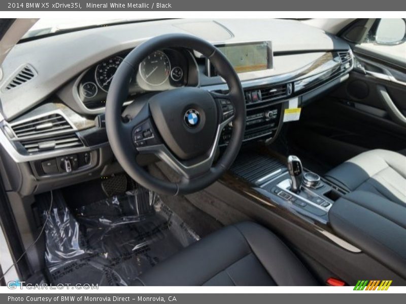 Mineral White Metallic / Black 2014 BMW X5 xDrive35i
