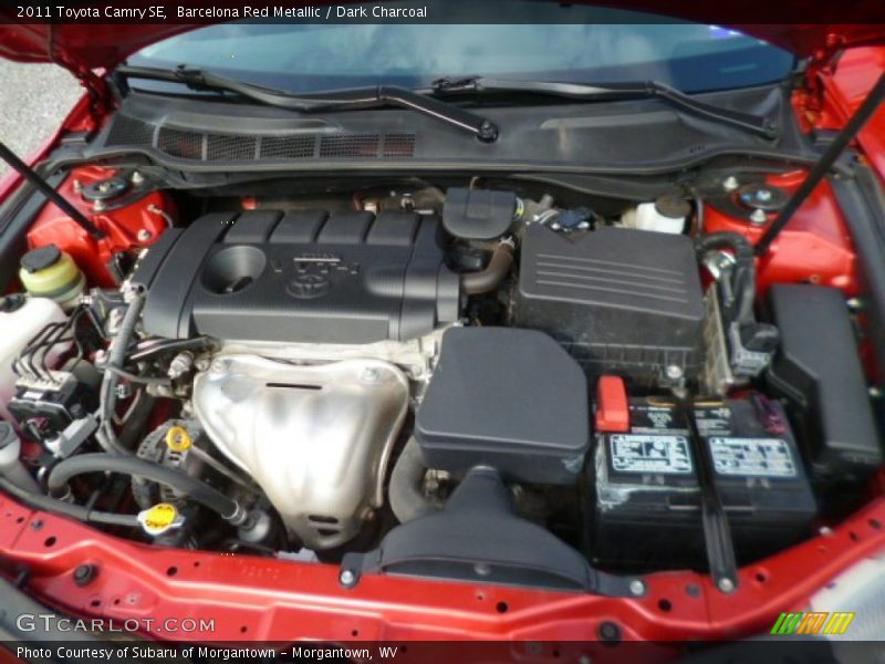 Barcelona Red Metallic / Dark Charcoal 2011 Toyota Camry SE
