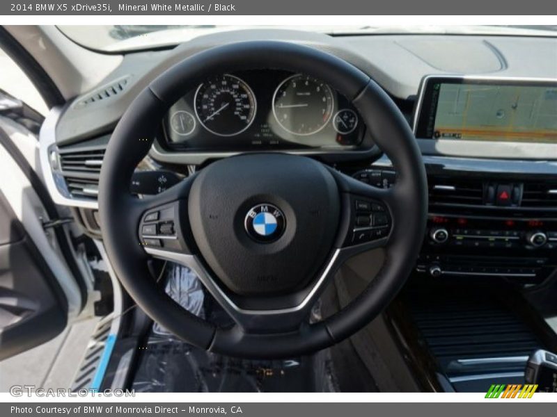 Mineral White Metallic / Black 2014 BMW X5 xDrive35i