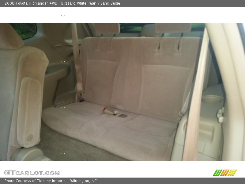 Blizzard White Pearl / Sand Beige 2008 Toyota Highlander 4WD