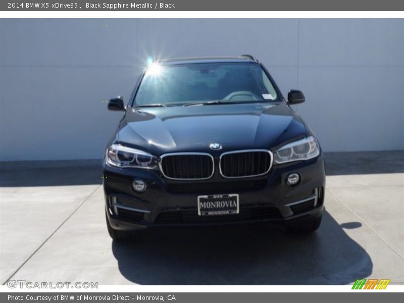 Black Sapphire Metallic / Black 2014 BMW X5 xDrive35i