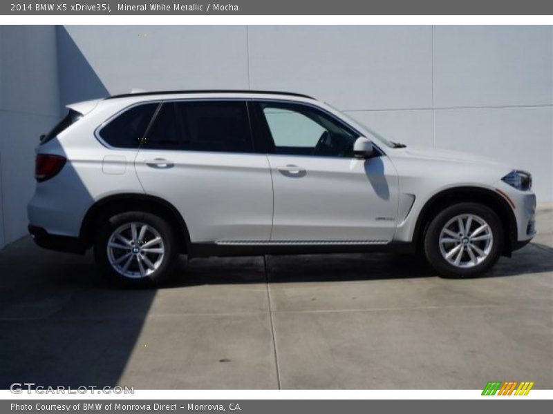 Mineral White Metallic / Mocha 2014 BMW X5 xDrive35i