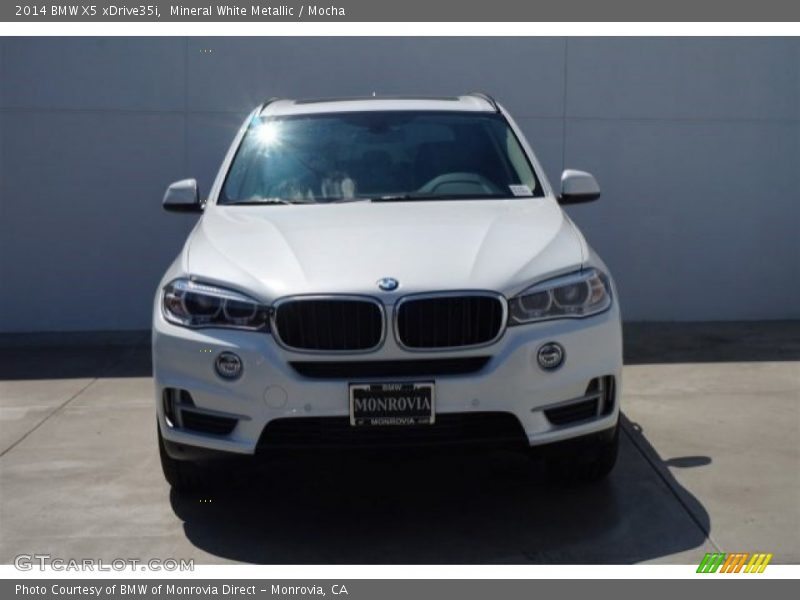 Mineral White Metallic / Mocha 2014 BMW X5 xDrive35i