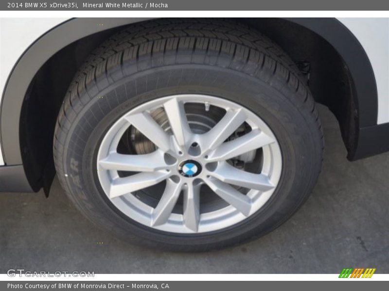 Mineral White Metallic / Mocha 2014 BMW X5 xDrive35i