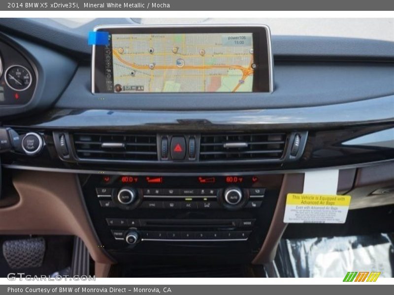 Mineral White Metallic / Mocha 2014 BMW X5 xDrive35i