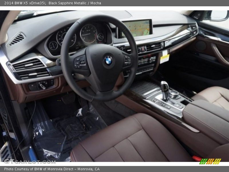 Black Sapphire Metallic / Mocha 2014 BMW X5 xDrive35i