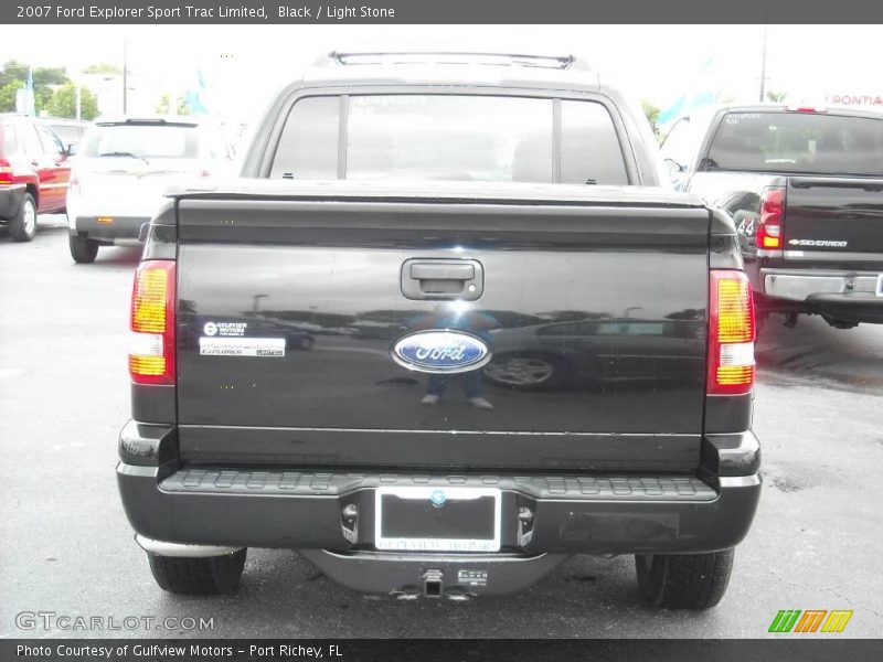 Black / Light Stone 2007 Ford Explorer Sport Trac Limited