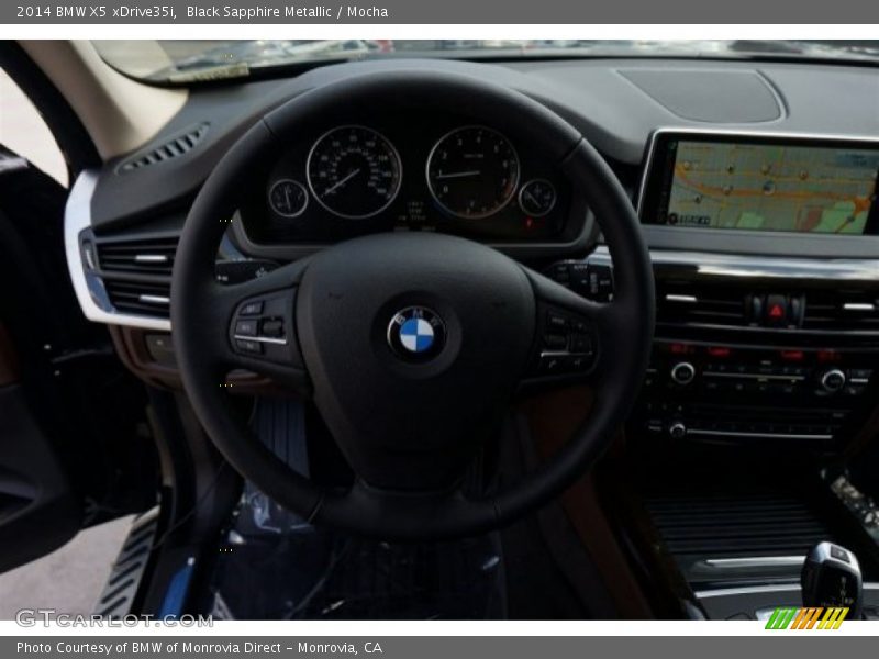 Black Sapphire Metallic / Mocha 2014 BMW X5 xDrive35i