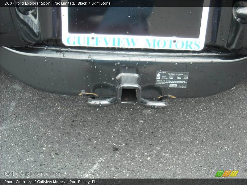 Black / Light Stone 2007 Ford Explorer Sport Trac Limited