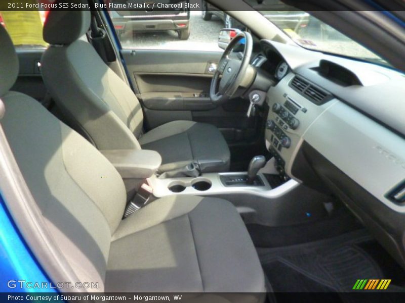 Blue Flame Metallic / Charcoal Black 2011 Ford Focus SES Sedan