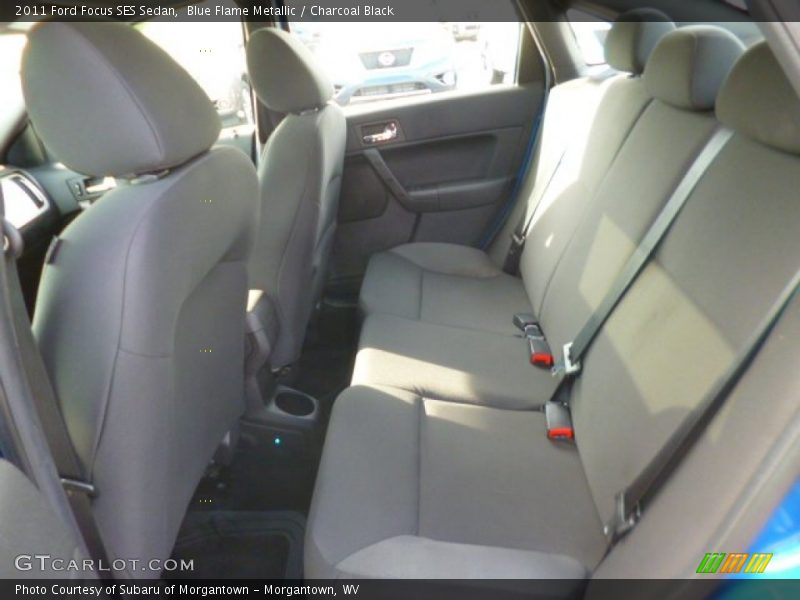 Blue Flame Metallic / Charcoal Black 2011 Ford Focus SES Sedan