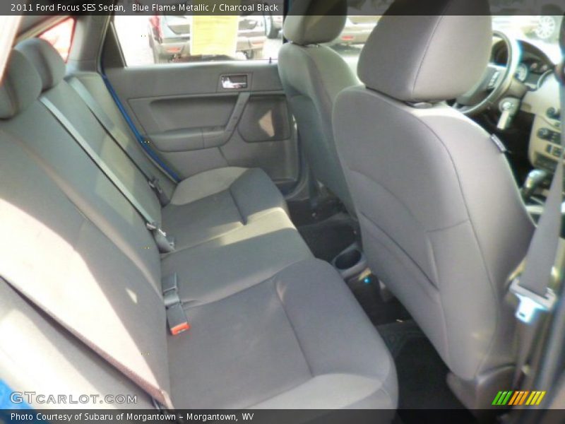 Blue Flame Metallic / Charcoal Black 2011 Ford Focus SES Sedan