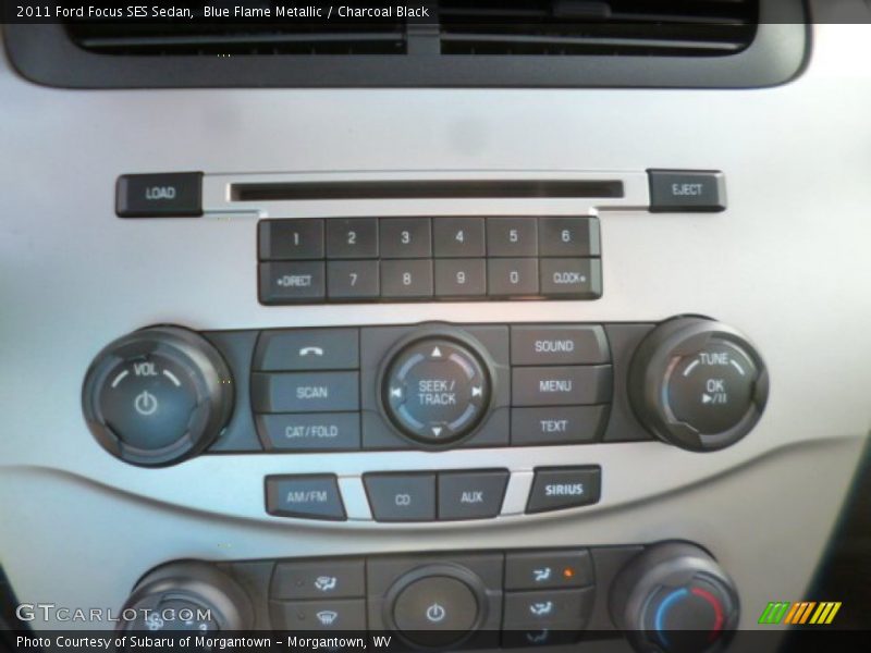 Blue Flame Metallic / Charcoal Black 2011 Ford Focus SES Sedan