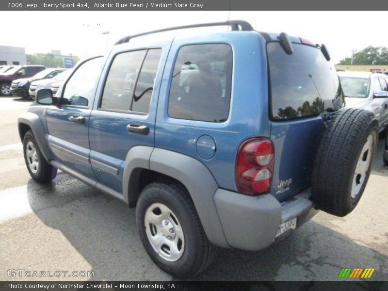 Atlantic Blue Pearl / Medium Slate Gray 2006 Jeep Liberty Sport 4x4