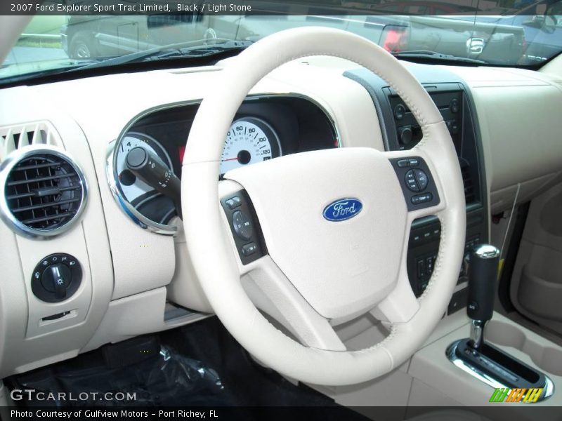 Black / Light Stone 2007 Ford Explorer Sport Trac Limited