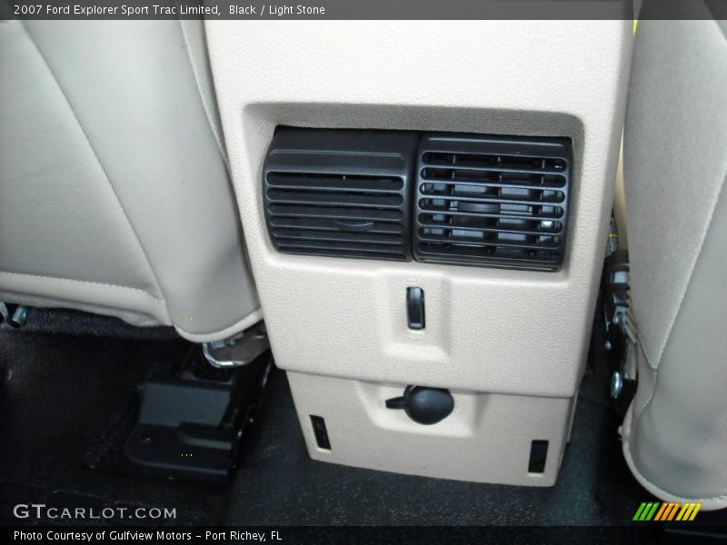 Black / Light Stone 2007 Ford Explorer Sport Trac Limited
