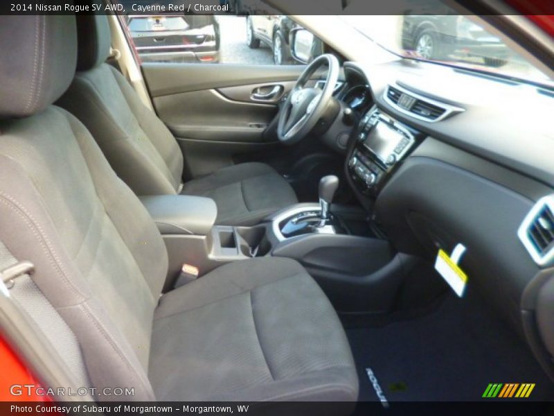 Cayenne Red / Charcoal 2014 Nissan Rogue SV AWD