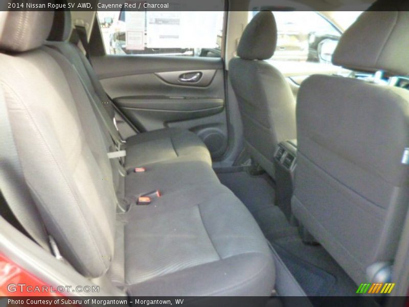 Cayenne Red / Charcoal 2014 Nissan Rogue SV AWD