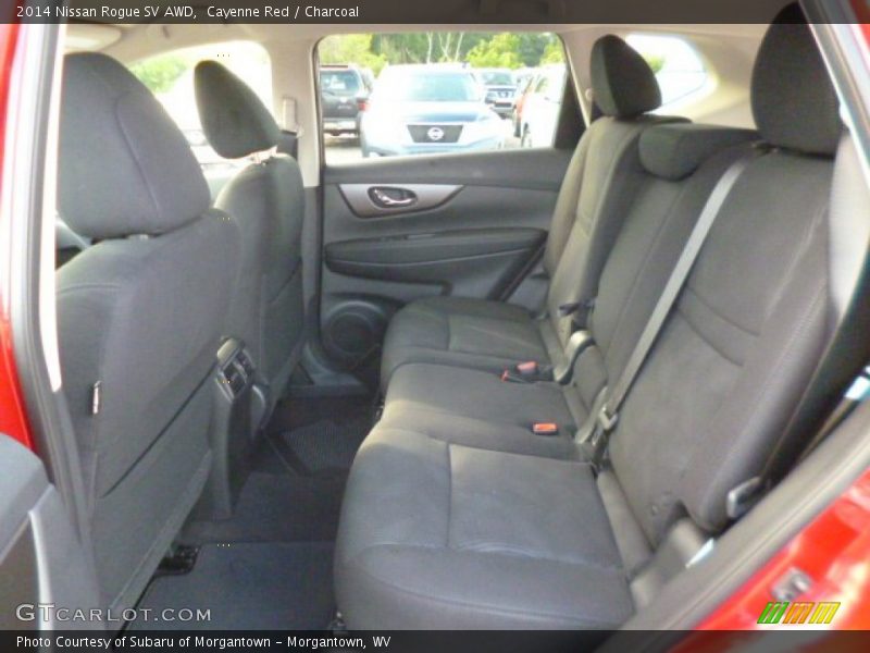 Cayenne Red / Charcoal 2014 Nissan Rogue SV AWD