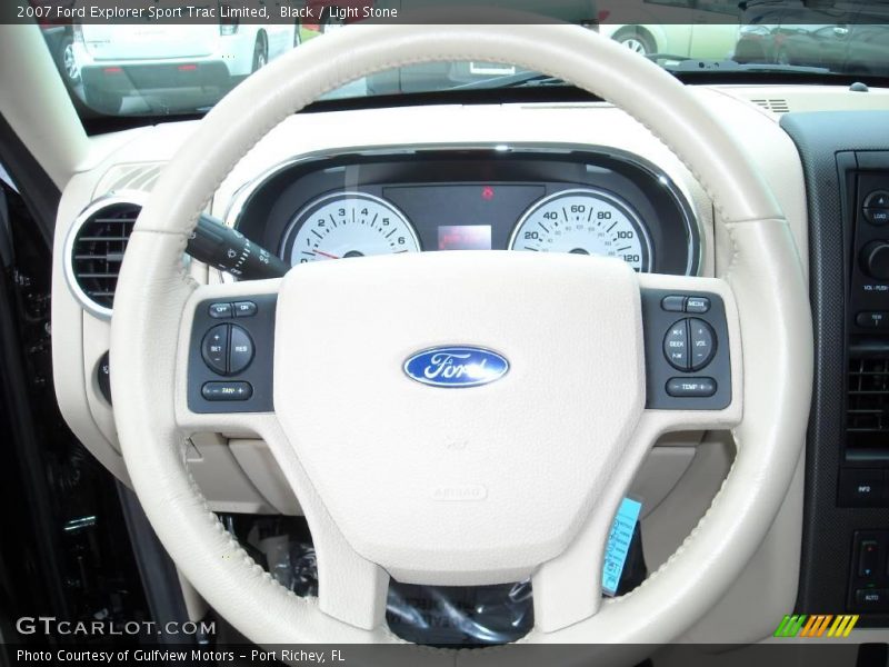 Black / Light Stone 2007 Ford Explorer Sport Trac Limited