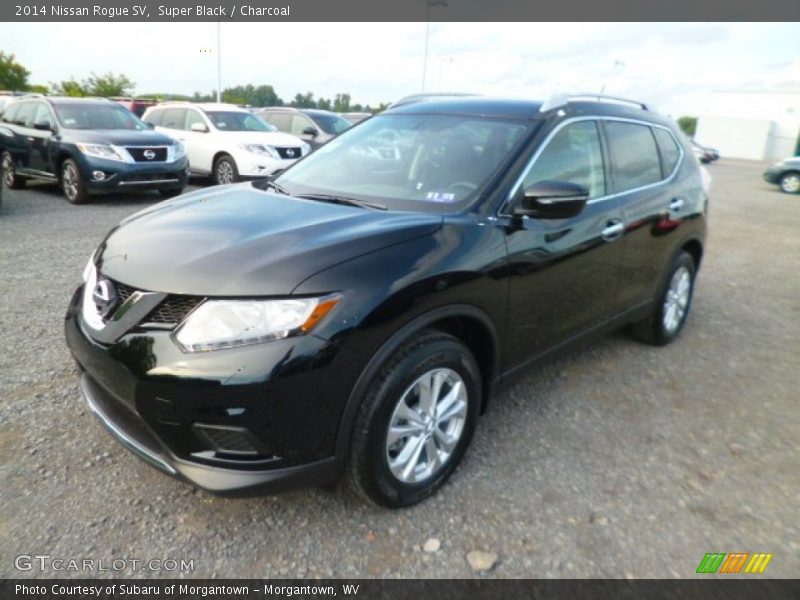 Super Black / Charcoal 2014 Nissan Rogue SV