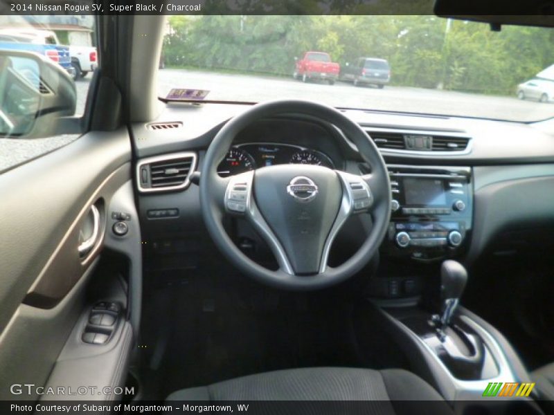 Super Black / Charcoal 2014 Nissan Rogue SV