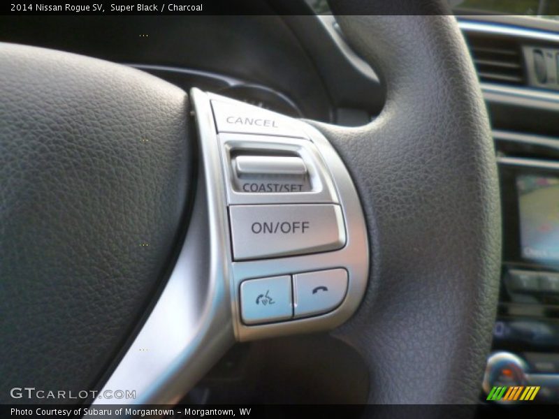 Super Black / Charcoal 2014 Nissan Rogue SV