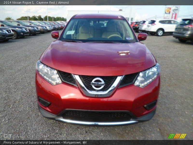 Cayenne Red / Almond 2014 Nissan Rogue S